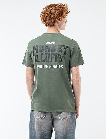 T-shirt 'Sun city' 'One piece' em algodão