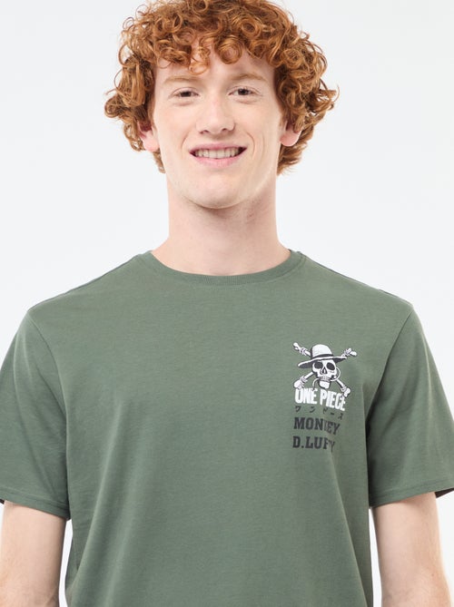 T-shirt 'Sun city' 'One piece' em algodão - Kiabi