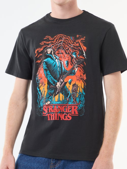T-shirt 'Sun city' 'Stranger things' 'Netflix' em algodão - Kiabi