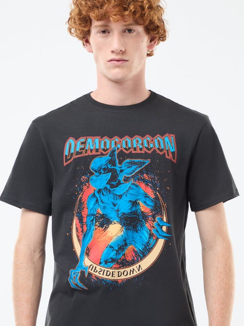 T-shirt 'Sun city' 'Stranger things' 'Netflix' em algodão - Kiabi