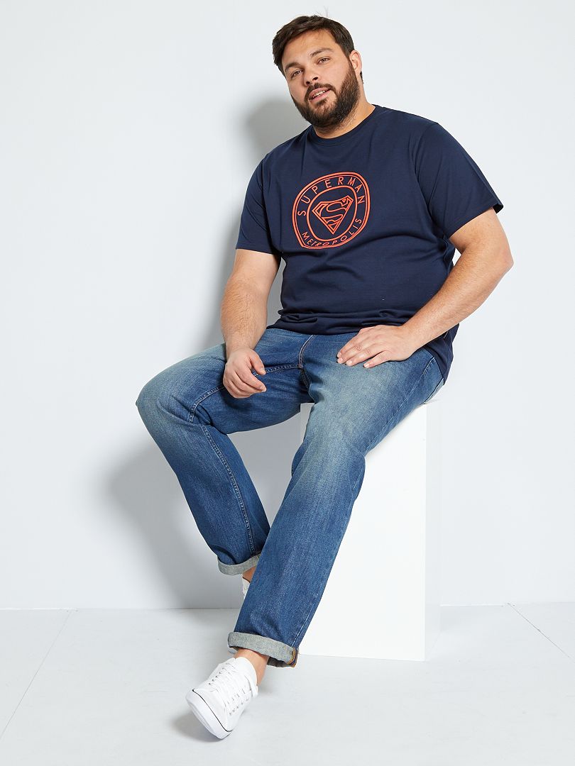 T-shirt 'Super-Homem' AZUL - Kiabi