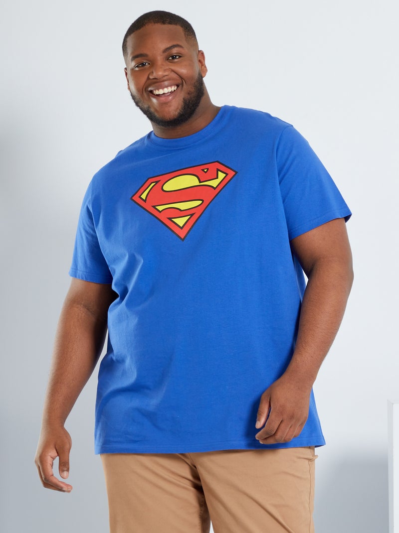 T-shirt 'Super-Homem' Azul - Kiabi