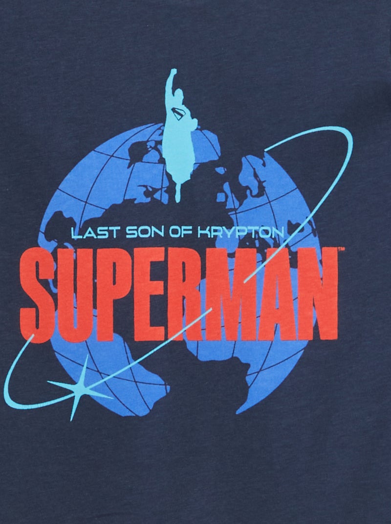 T-shirt 'Super-Homem' da 'DC Comics' Preto - Kiabi