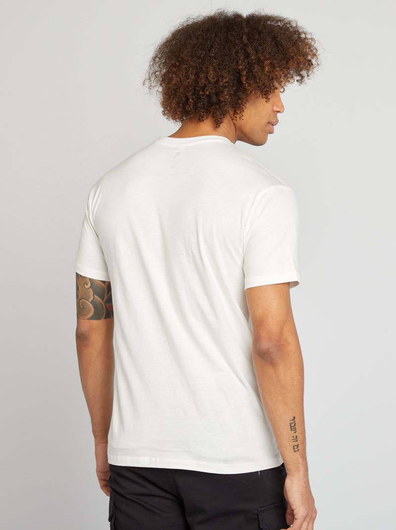 T-shirt 'Super-Homem' 'DC Comics' Branco - Kiabi