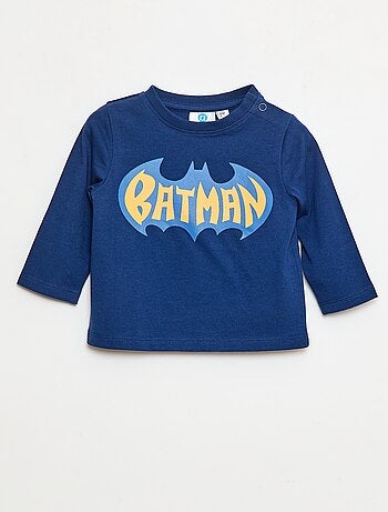 T-shirt 'Super-Homem' 'DC Comics' de manga comprida