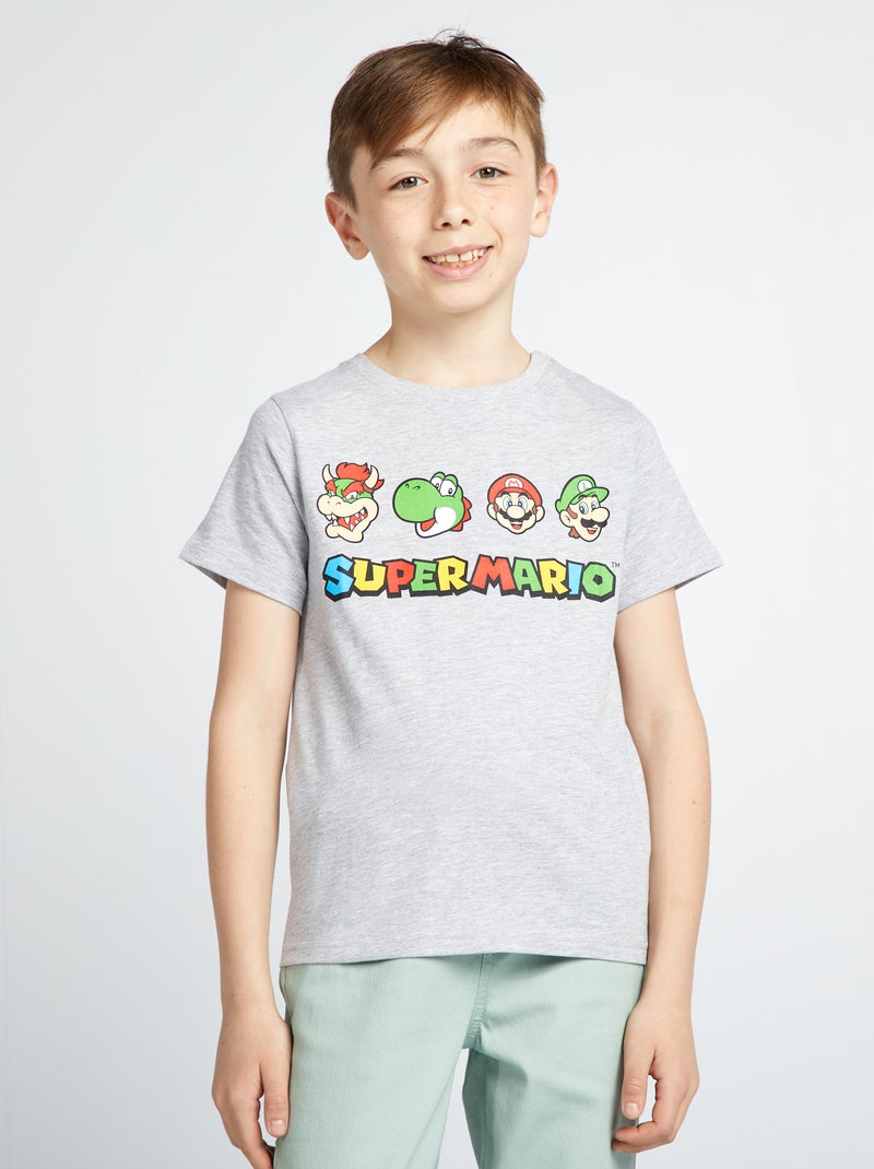 T-shirt 'Super Mário' - So Easy CINZA - Kiabi