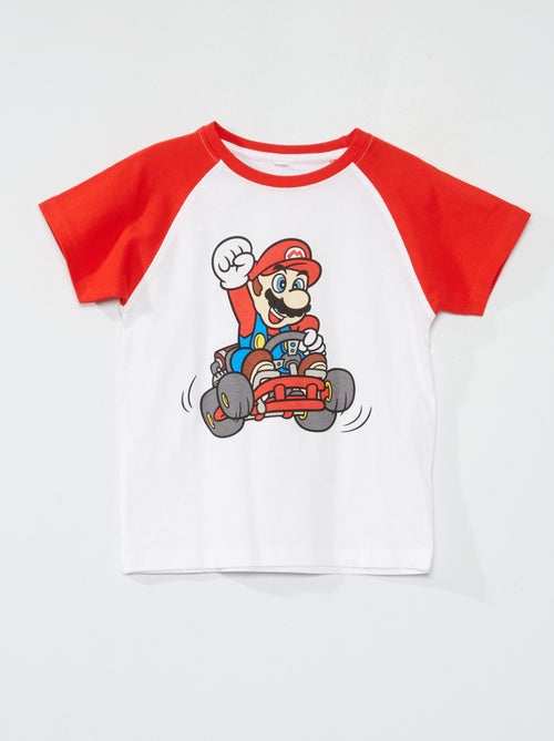 T-shirt 'Super Mário' de gola redonda - Kiabi