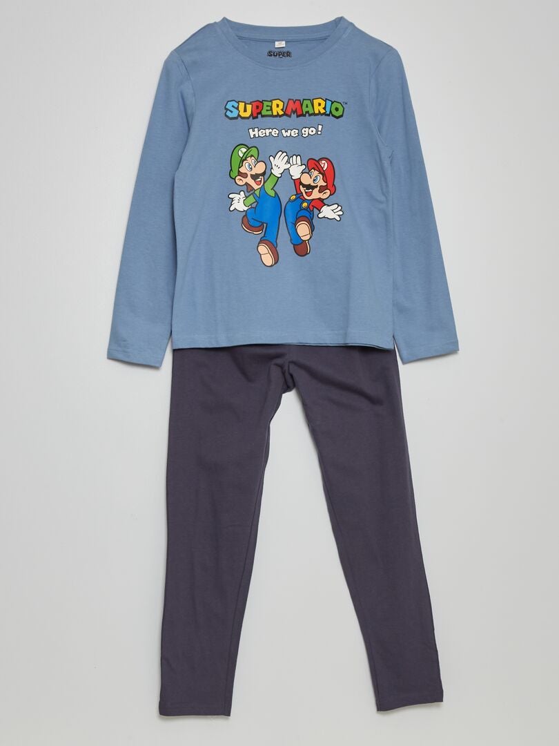 T-shirt 'Super Mário' 'Nintendo' AZUL - Kiabi
