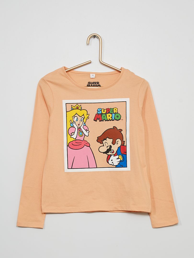 Tshirt 'Super Mário' 'Peach' ROSA Kiabi 8.00€