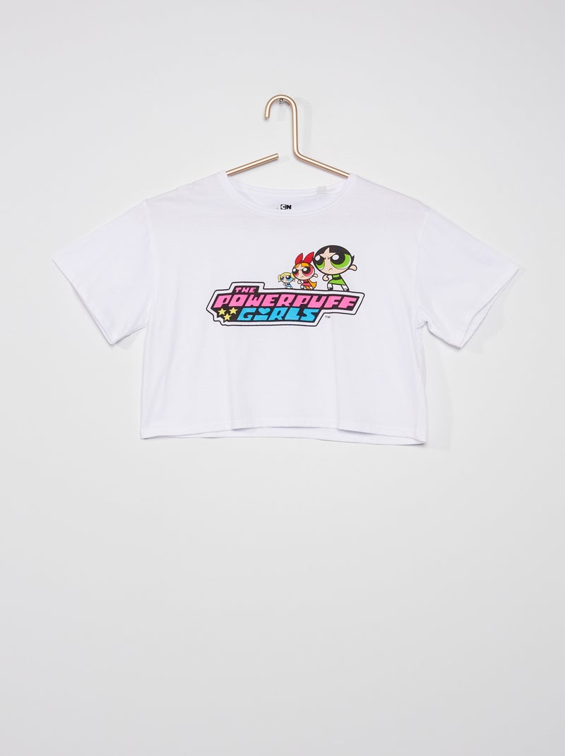 T-shirt 'Super Nana' Branco - Kiabi