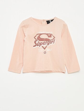 T-shirt 'Supergirl' 'DC Comics' de manga comprida