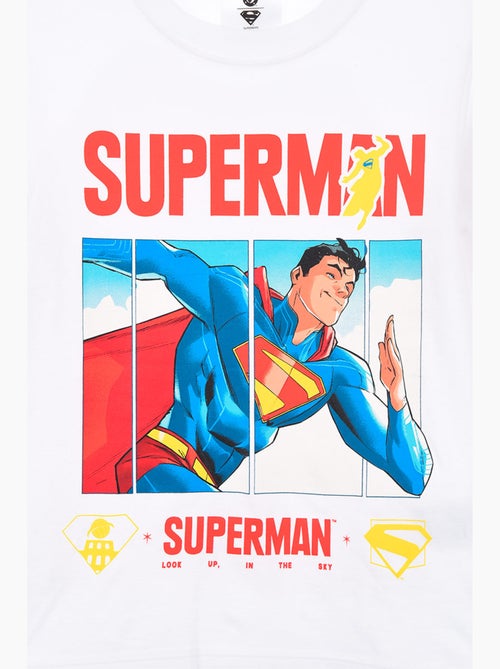 T-shirt superman branco menino | licença oficial - Kiabi