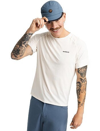 T-shirt técnica de bikepacking para homem