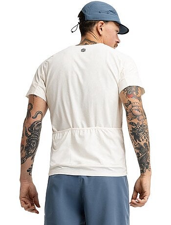 T-shirt técnica de bikepacking para homem