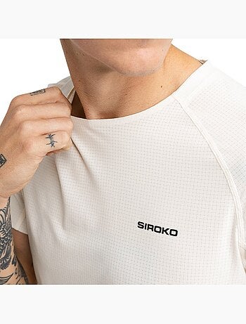 T-shirt técnica de bikepacking para homem
