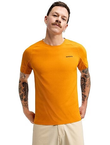 T-shirt técnica de bikepacking para homem