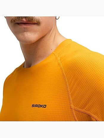 T-shirt técnica de bikepacking para homem