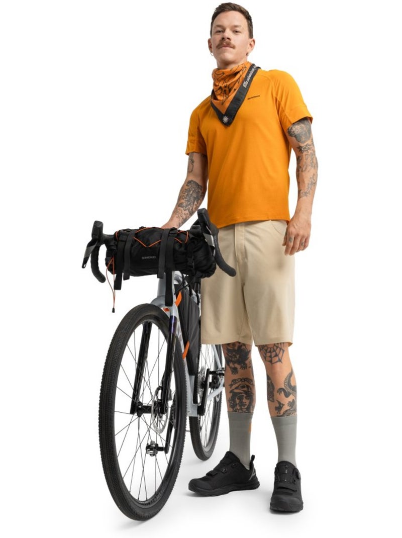 T-shirt técnica de bikepacking para homem Laranja - Kiabi