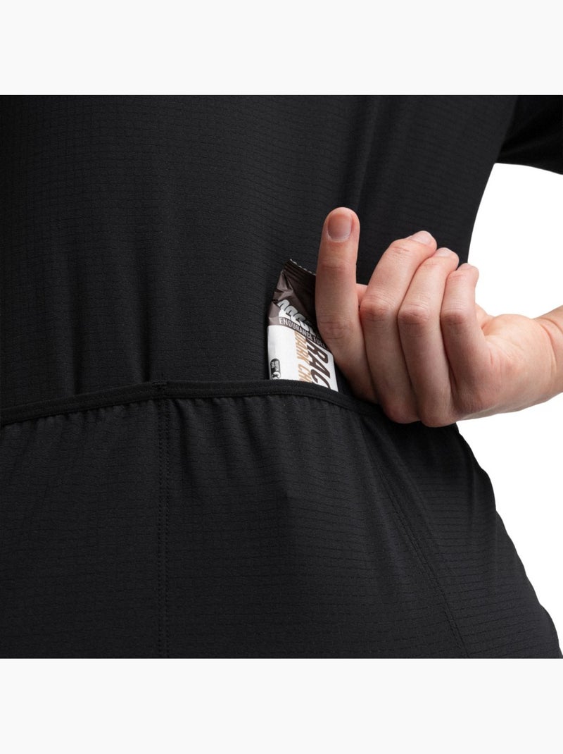 T-shirt técnica de bikepacking para mulher Preto - Kiabi