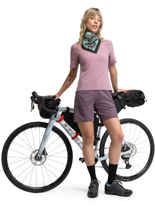 T-shirt técnica de bikepacking para mulher - Kiabi