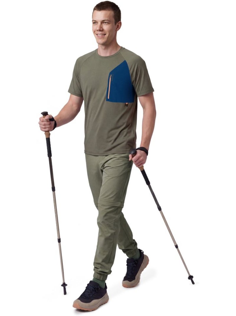 T-shirt técnica de caminhada homem Verde - Kiabi