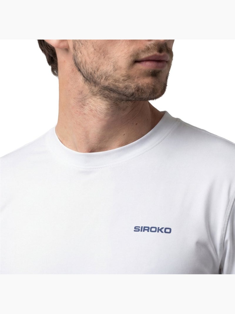 T-shirt técnica de ténis manga comprida homem Branco - Kiabi