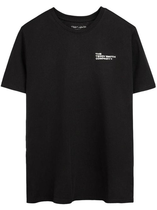 T-Shirt Teddy Smith Company para Rapaz Preto - Kiabi T-Shirt Teddy Smith Company para Rapaz Preto - Kiabi