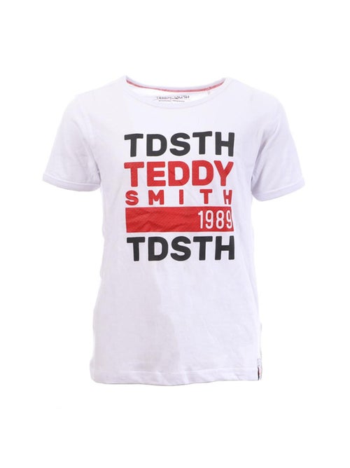 T-shirt Teddy Smith Dustin Branco para Rapaz - Kiabi T-shirt Teddy Smith Dustin Branco para Rapaz - Kiabi
