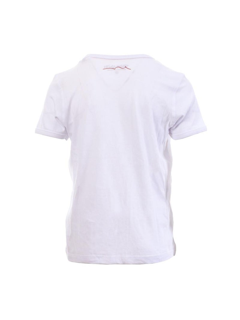 T-shirt Teddy Smith Dustin Branco para Rapaz Branco - Kiabi
