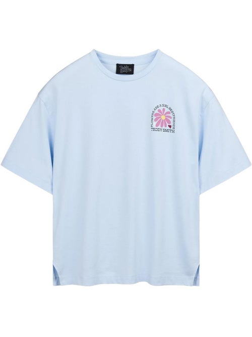 T-shirt teddy smith flowa azul para mulher - Kiabi T-shirt teddy smith flowa azul para mulher - Kiabi