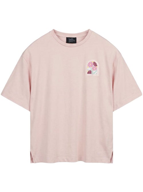 T-shirt teddy smith flowa rosa para mulher - Kiabi T-shirt teddy smith flowa rosa para mulher - Kiabi