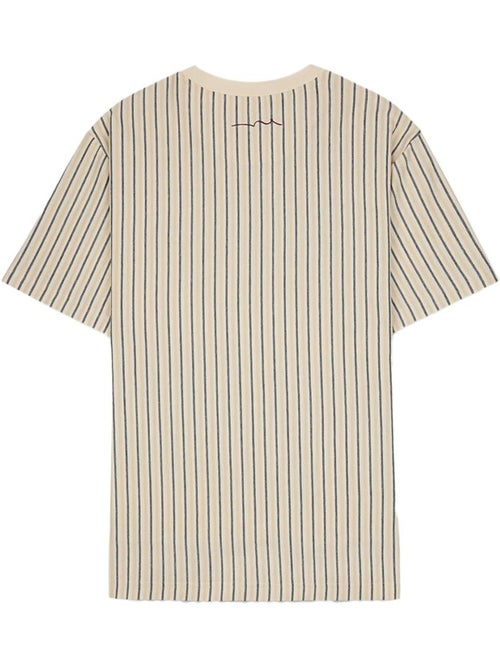 T-shirt Teddy Smith Jedo para Homem Bege/Azul-Marinho - Kiabi