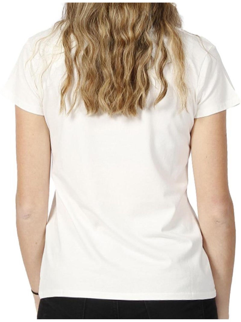 T-shirt Teddy Smith Mia Branco para Mulher Branco - Kiabi