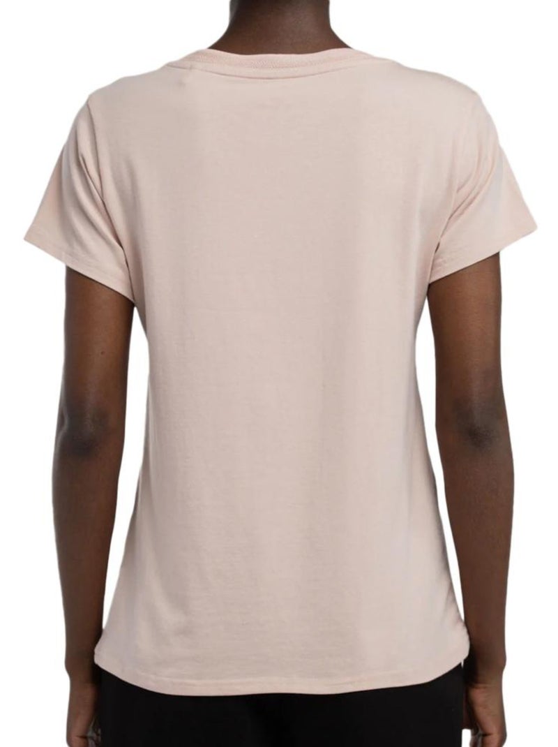 T-shirt Teddy Smith Mia Rosa para Mulher Rosa - Kiabi
