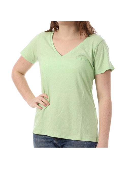 T-shirt Teddy Smith Narcisse Verde para Mulher - Kiabi T-shirt Teddy Smith Narcisse Verde para Mulher - Kiabi