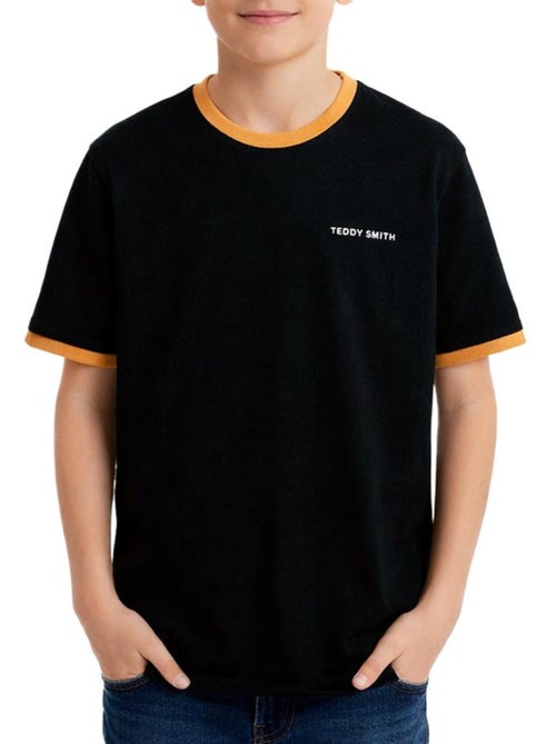 T-shirt teddy smith para rapaz preto 61007493d - Kiabi T-shirt teddy smith para rapaz preto 61007493d - Kiabi