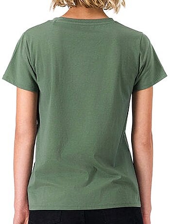T-shirt Teddy Smith Ribelle Verde para Mulher