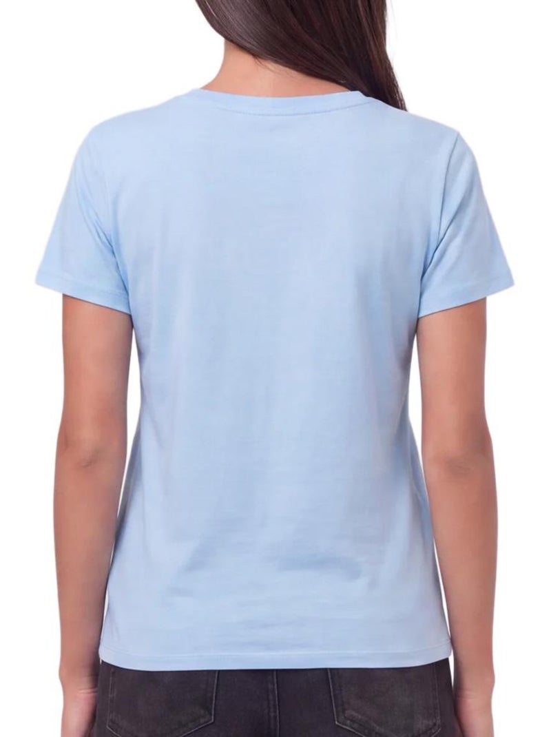 T-shirt teddy smith ribelles azul para mulher Azul - Kiabi