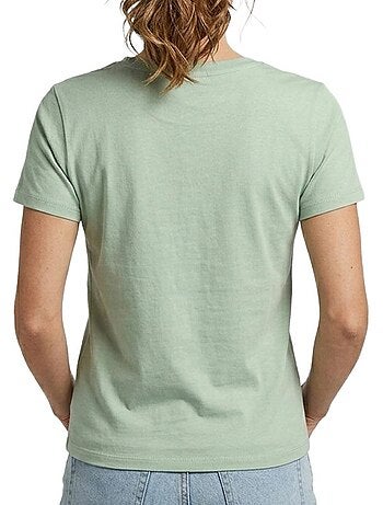 T-Shirt Teddy Smith Ribelles Verde para Mulher