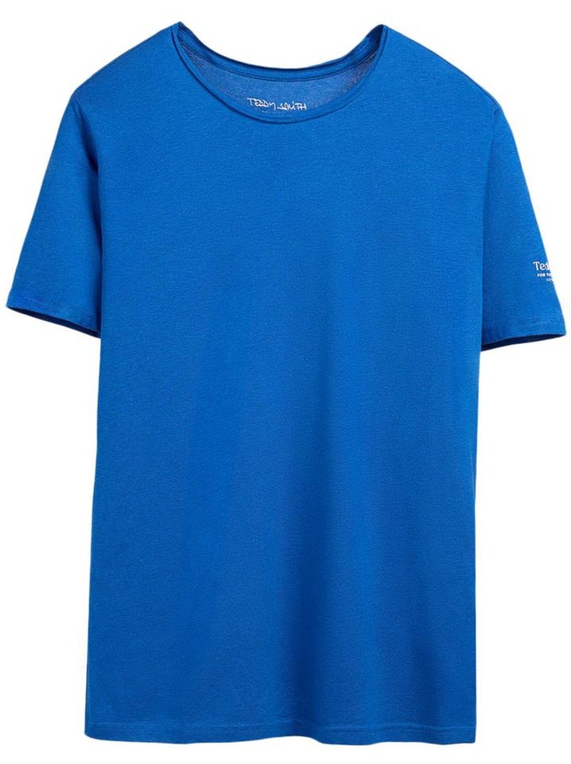 T-shirt Teddy Smith T-geo Azul para Homem Azul - Kiabi