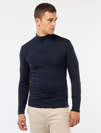 T-shirt térmico de gola alta
