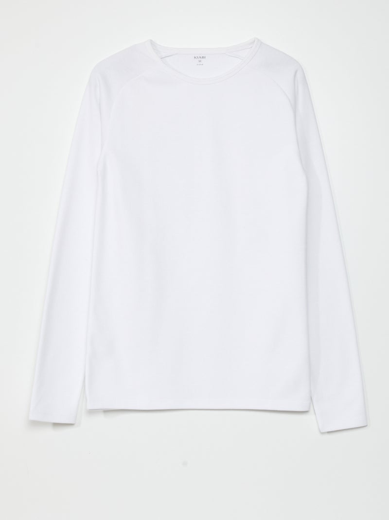 T-shirt termorreguladora - Sempre + calor Branco - Kiabi