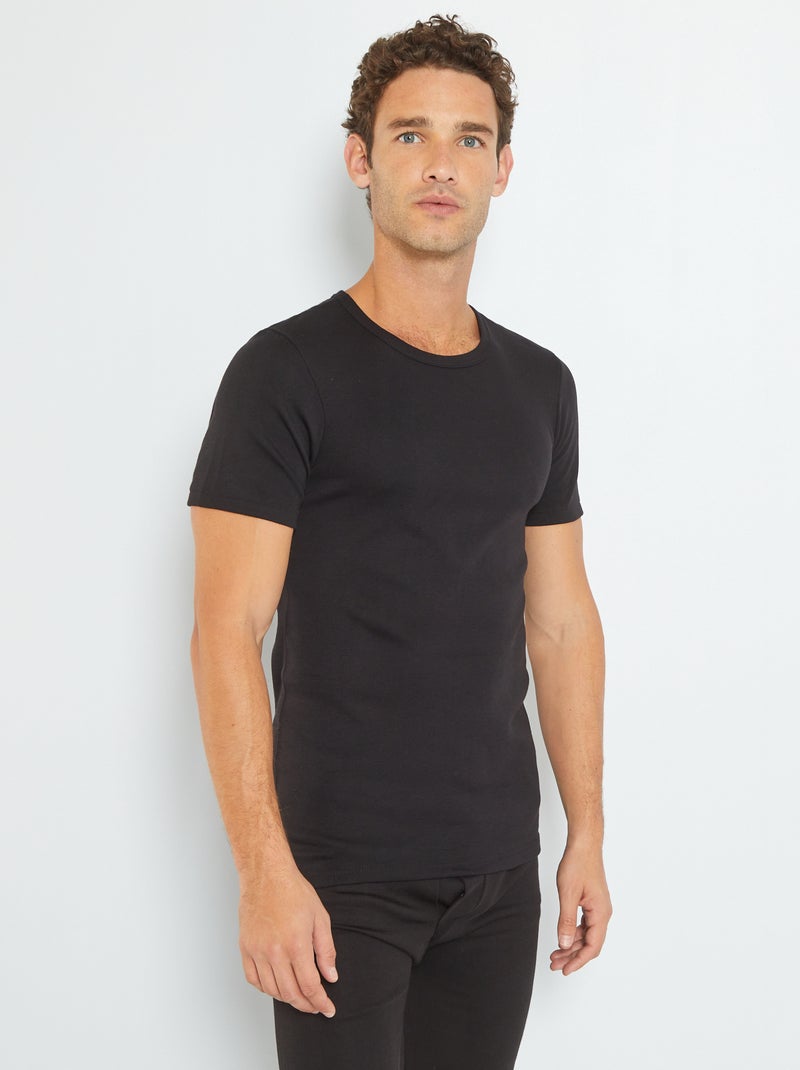 T-shirt termorregulante 'Hekla par Lemahieu' Preto - Kiabi