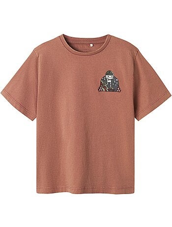 T-shirt terracota para rapaz name it tialfa