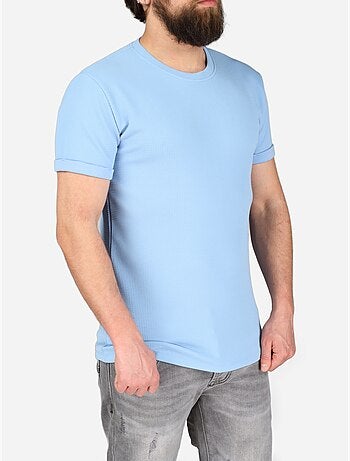 T-shirt texturada - frilivin