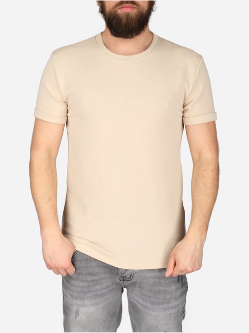 T-shirt texturada - frilivin - Kiabi
