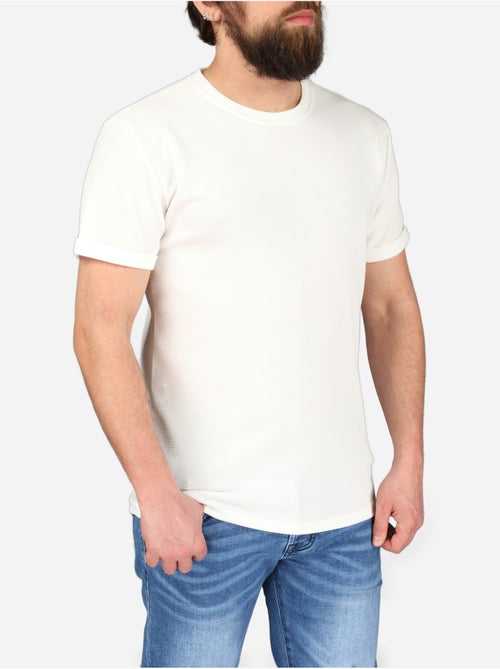 T-shirt texturada - frilivin - Kiabi T-shirt texturada - frilivin - Kiabi