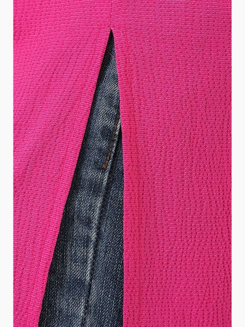 T-shirt texturizada de gola redonda e manga curta bdart - Kiabi