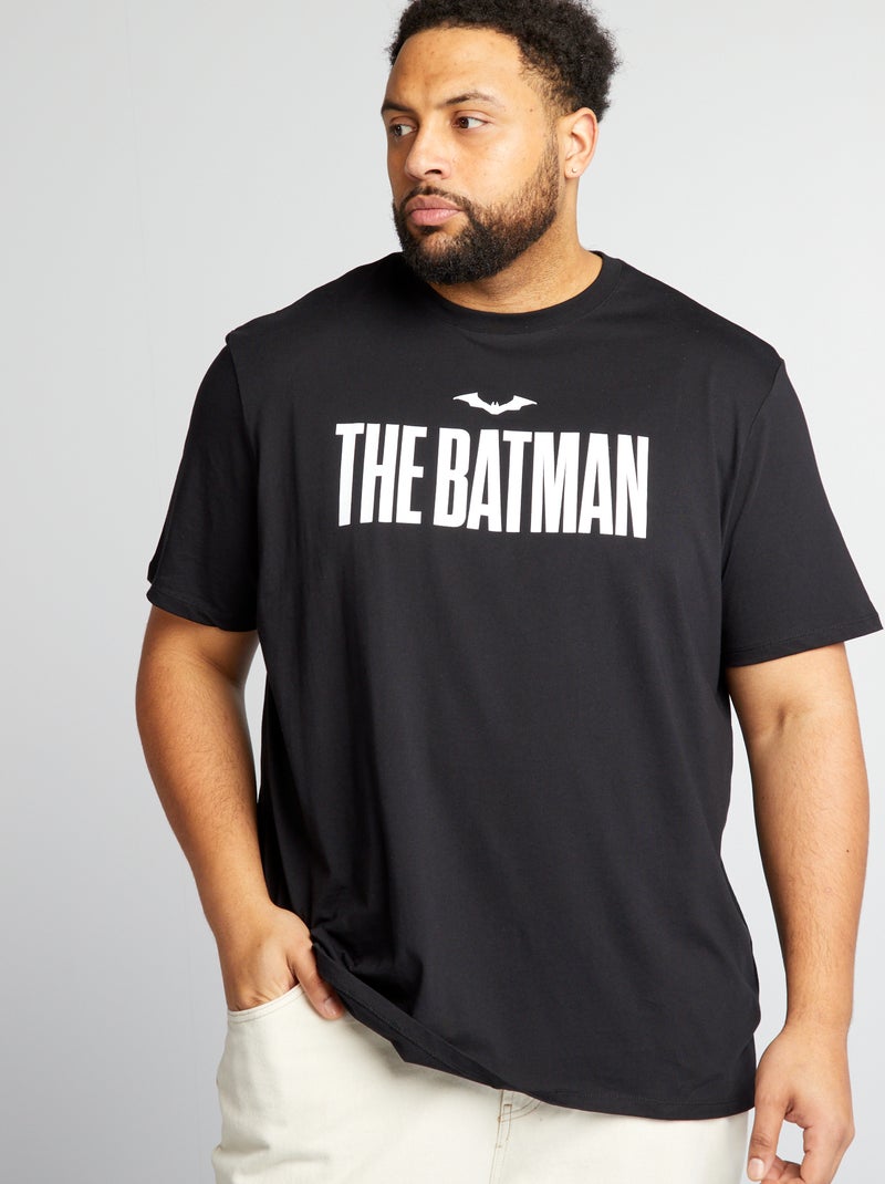 T-shirt 'The Batman' gola redonda Preto - Kiabi