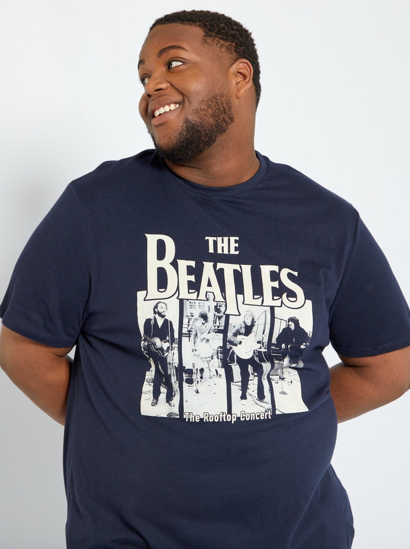 T-shirt 'The Beatles' em jersey AZUL - Kiabi